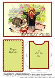 Gift Card Holder - Puppies