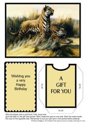 Gift Card Holder - Tigers