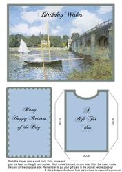 Gift Card Holder - Yachts on River