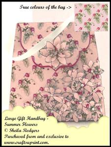 Large Gift Handbag - Summer Flowers