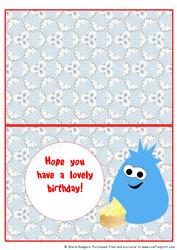 Blobbles Cupcake Insert