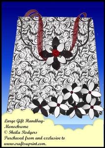 Large Gift Handbag - Monochrome