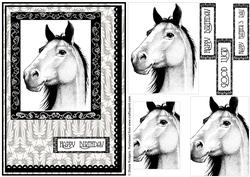 Monochrome Horse