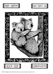 Monochrome Koala Bears