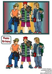 Skateboarders