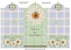 Pastel Green Floral Trifold