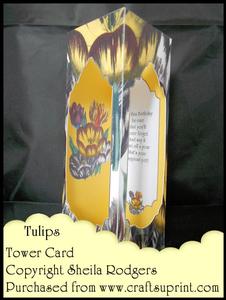 Tower Card - Tulips