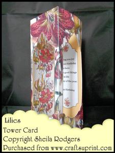 Tower Card - Lilies