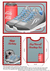 Gift Card Holder - Trainers and Cola