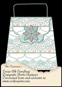 Large Gift Handbag - Art Nouveau 1