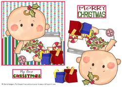 6 Inch Card - Holly Baby