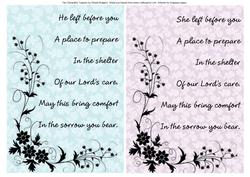 Two Sympathy Toppers