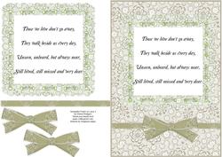 Sympathy Poem on Lace 2