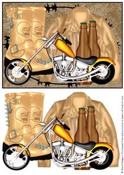 Motorbike, Jacket, Boots and Beer
