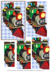 Toy Train Pyramid