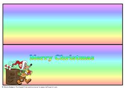 Large Dl Card - Mouse Parade Insert