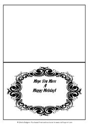 Christmas Insert - Happy Holiday