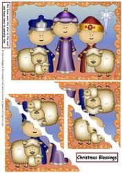 Scallop Corner Christmas - Wise Men with Sheep