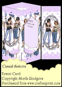 Tower Card - Casual Sisters