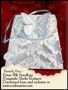 Large Gift Handbag - Butterfly Bag 1