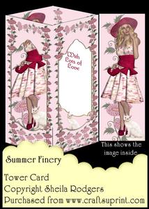Tower Card - Summer Finery