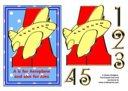 A is for Aeroplane and Alex