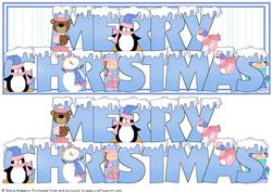 Large Dl Card - Snow Capped Christmas 1