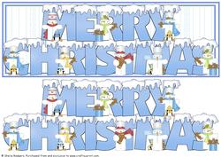 Large Dl Card - Snow Capped Christmas 2