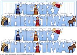 Large Dl Card - Snow Capped Christmas 3