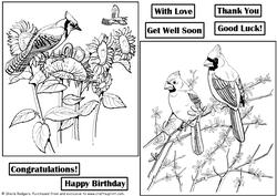 Digi Stamp - Birds 1