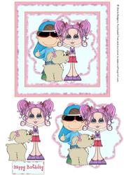Boy, Girl, Dog