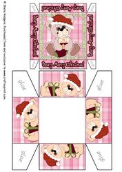 3 Inch Gift Box - Christmas Teddy 2