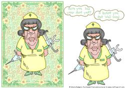 Nurse with Syringe