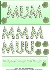 Green Daisy Mum