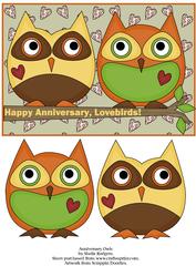 Anniversary Owls