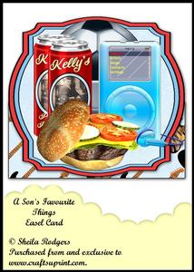 Easel Card - a Son's Favourite Things