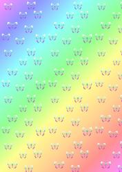 Rainbow Butterfly Backing Paper 10