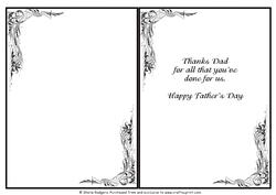 A5 Insert - Father's Day 2