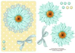 Turquoise Daisy