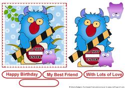 Silly Monster with Bear