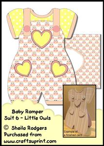 Baby Romper Suit 6 - Little Owls