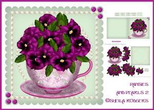 Pansies and Pearls 2