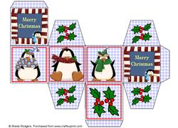 All in One Gift Box - Christmas Penguins