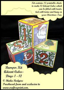 Bumper Kit - Advent Cubes - Days 1 - 12