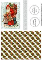 Vintage Christmas Quick Card 1