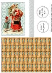 Vintage Christmas Quick Card 2