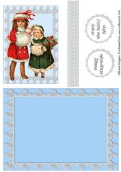 Vintage Christmas Quick Card 10
