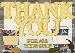 A4 Thank You Coffee and Tools