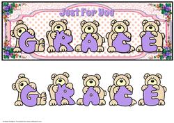 Large Dl Just for You Grace