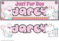 Large Dl Just for You Cats - Darcy
